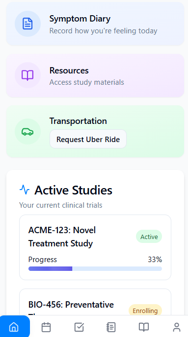 Symptom Tracking Interface